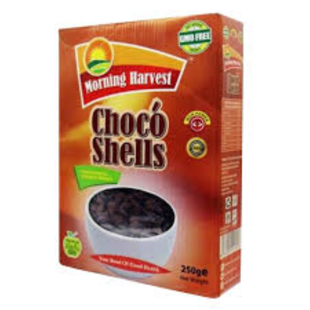 MORNING HARVEST CHOCO SEA SHELL 250G (BAG)